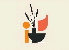 Poszter 55x40cm Széles Fekete