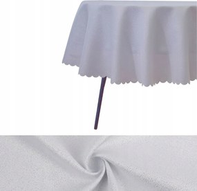 Abrosz Foltálló Ovális Fehér-ezüst 170X250 CM Karácsonyi Ovális