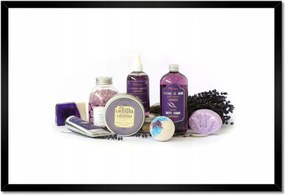 Poszterek keretben 60x40 Levendula kozmetikumok