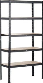 Polcállvány, tölgy/fekete, RADMAN