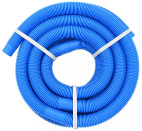 kék medencetömlő szorítóbilincsekkel 38 mm 6 m
