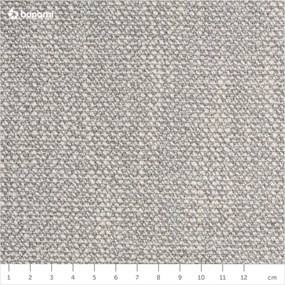 Szürke kárpitozott franciaágy tárolóhellyel ágyráccsal 180x200 cm Atesio – Meise Möbel