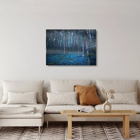 Kép - varázslatos erdő (üvegen) (70x50 cm)