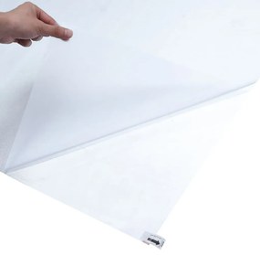 matt szürke PVC statikus ablakfólia 45 x 2000 cm