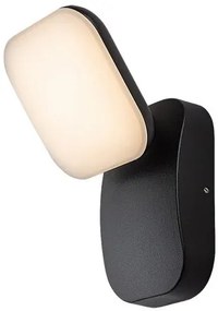 RÁBALUX 77057 ODIEL Modern Kültéri Fali Lámpa Fekete IP44