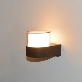 ITALUX OWL-4626-3K MARTI Modern Kültéri Fali Lámpa Fekete LED IP44