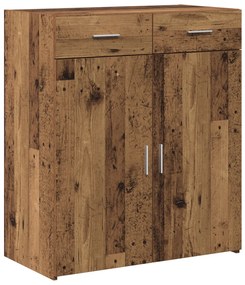 Tároló Szekrény Régi Fa 80x42.5x93.5 cm Műszaki Fa