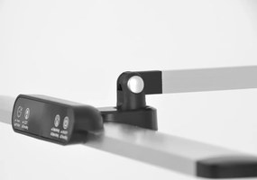 KAJA K-BL1321 SREBRNY ARES Ezüst Színű Asztali Lámpa 12W LED 650Lm 3000-5700K IP20