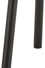 MAZZONI EXPORT FIORA Terrakotta (Apia 272 szövet) / fekete váz – MODERN KÁRPITOZOTT CHENILLE SZÉK NAPPALIBA/ÉTKEZŐBE