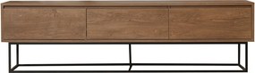 Milo Walnut and Black II TV-asztal, L