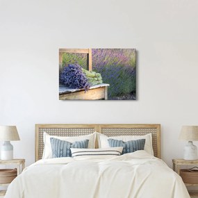 Kép - Levendula csokrok (90x60 cm)