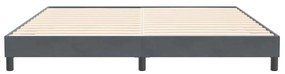 vidaXL sötétszürke bársony ágykeret matrac nélkül 200x210 cm