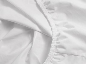 JERSEY fehér vízhatlan lepedő 160x200 cm