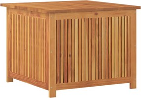vidaXL tömör akácfa kerti tárolóláda 75x75x58 cm
