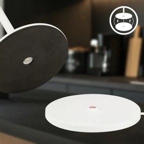 Briloner 7517016 - LED RGB dimmelhető asztali lámpa CILANO 3W/5V IP44 2000 mAh fehér