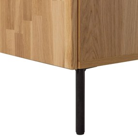 Natúr színű tölgyfa TV-állvány 180x56x46 cm Bono – WOOOD