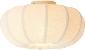 Krémszínű mennyezeti lámpa textil búrával ø 40 cm Zosia – Light &amp; Living