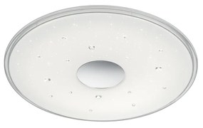 TRIO SEIKO mennyezeti lámpa, csillogós, fehér, 3000K-5500K szabályozható, beépített LED, 2400 lm, TRIO-678513001