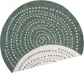 Bali körszőnyeg 140 cm kétoldalas zöld