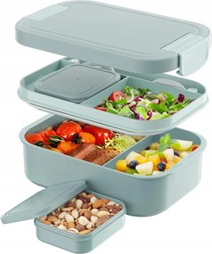 Ebéddoboz Leikeego 1900 ml Bento Box Kék