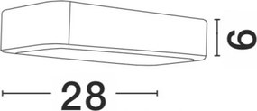 NOVALUCE 9104021 NED Modern Kültéri Fali Lámpa LED IP54