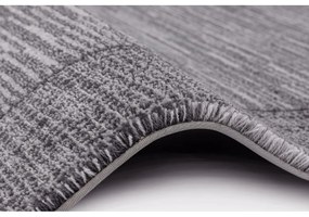 Sötétszürke gyapjú szőnyeg 200x300 cm Linea – Agnella