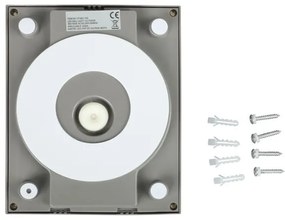 LED Kültéri fali lámpa LED/12W/230V 4000K IP65 szürke