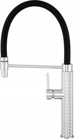 Full Pro konyhai csaptelep ezüst Gamma