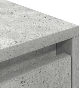 betonszürke szerelt fa TV-szekrény 188,5x41x50 cm