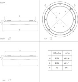 Eglo 900409 -LED RGBW Dimmelhető mennyezeti lámpa MONTEMORELOS-Z LED/34,5W/230V
