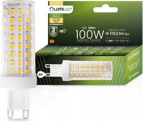 Led izzó G9 Kapszula 12W 100W 1152lm 3000K Meleg 360° Lumiled
