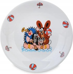 Gyerek porcelán mélytányér Vakond és barátai 20cm, Thun 1794 as