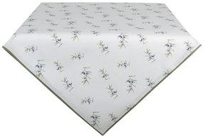 Olíva mintás pamut asztalterítő 150x150 cm Olive Fields