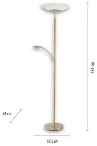 Paul Neuhaus - LED Dimmelhető lámpa ALFRED 1xLED/28W/230V+1xLED/4W/230V