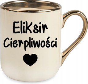 Bögre Elegant Bézs Elixír Türelem Ajándék Születésnap Ünnep+csomagolás