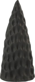 Karácsonyi dekoráció NOELIX fenyőfa 16 cm, fekete