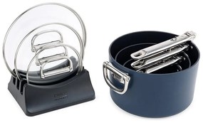 Indukciós tűzhelyhez alkalmas edénykészlet fedővel, kerámia felülettel 3 db-os Space – Joseph Joseph