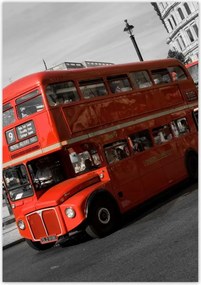 Poszterek 70x100 Piros busz London