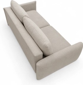 Calma kihúzható kanapé - bézs vízlepergető kötött szövet Curio 09