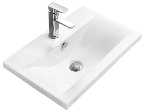 Mexen Emma részben munkalapba épített mosdó 51 x 39 cm, Fehér - 25055100