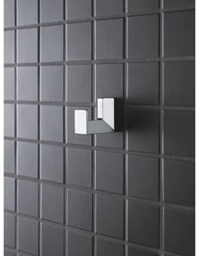 GROHE 40782000 - SELECTION CUBE fürdőköpeny-akasztó, fényes króm
