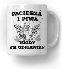 Páncélos és Sörös bögre Soha nem mondok nemet Vicces Ajándék 18-99 Ajándék