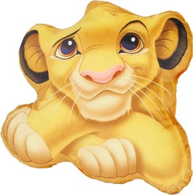 Disney Az Oroszlánkirály Cute formapárna, díszpárna 38x35 cm Velúr
