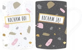 2 Db-os Bögre Szett Szerelmeseknek Kedves Ajándék Szeretem Őt Szeretem Q862