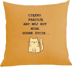 Párna párnahuzat, hogy macskámnak méltó élete legyen