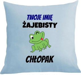 Párna párnahuzat Ajándék Név Békás Fiú Nap