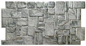 Gray Stone Panel PVC falpanel (980 x 500 mm - 0,44 m2)