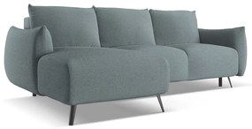 Világoskék sarokkanapé (bal oldali) Malie – Makamii