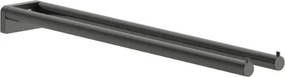 Hansgrohe AddStoris S törülközőtartó csiszolt fekete króm színű 41787340