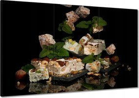 Vászonkép 120x80 Nugát méz dióval